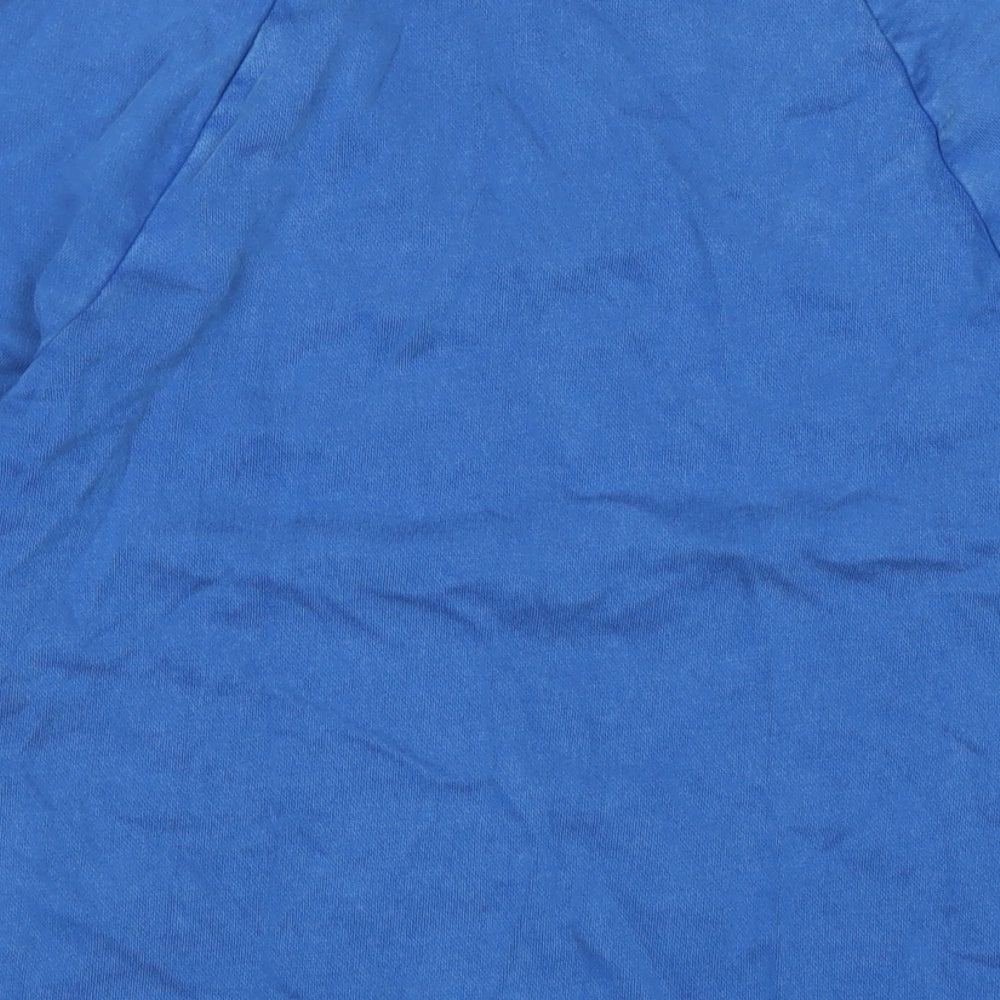 Per Una Womens Blue Polyester Pullover Sweatshirt Size S