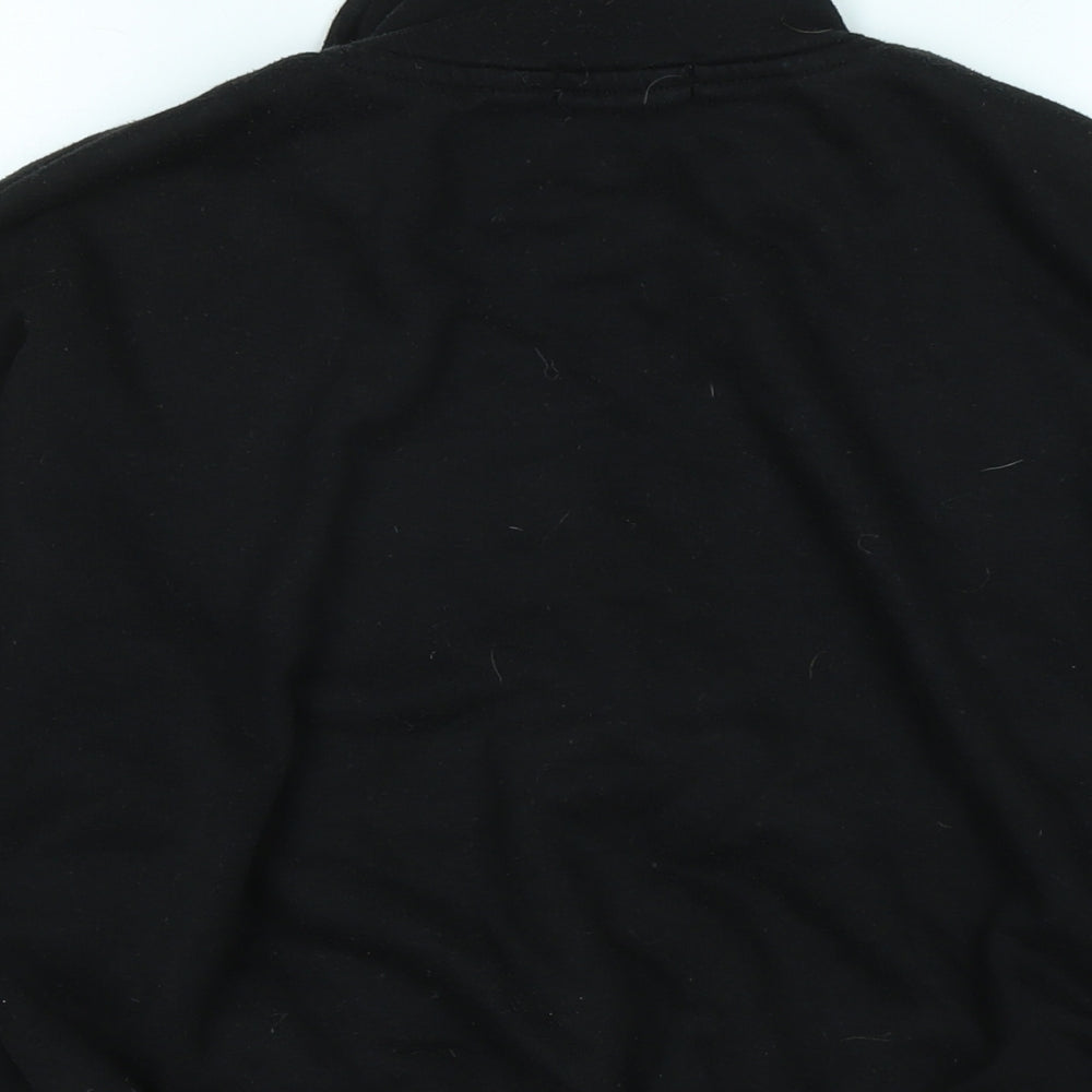 Womens UK Size 10 Boohoo Black Pullover Sweatshirt