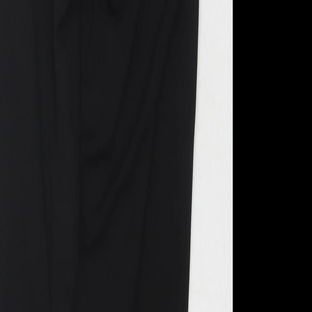 Campri Womens Black Polyester Pedal Pusher Leggings Size 8 L28 in