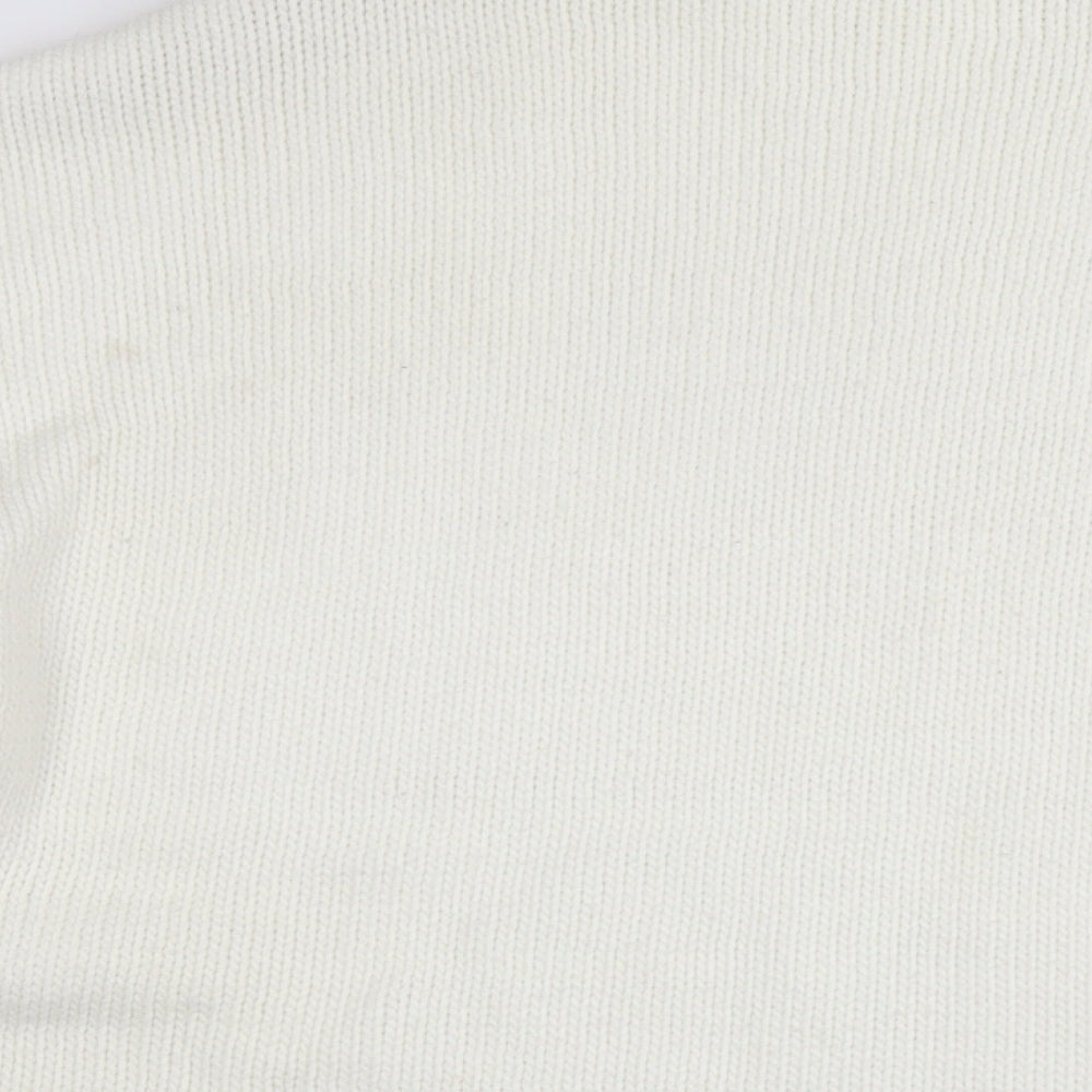 Womens UK Size 16 Missguided White Pullover Jumper