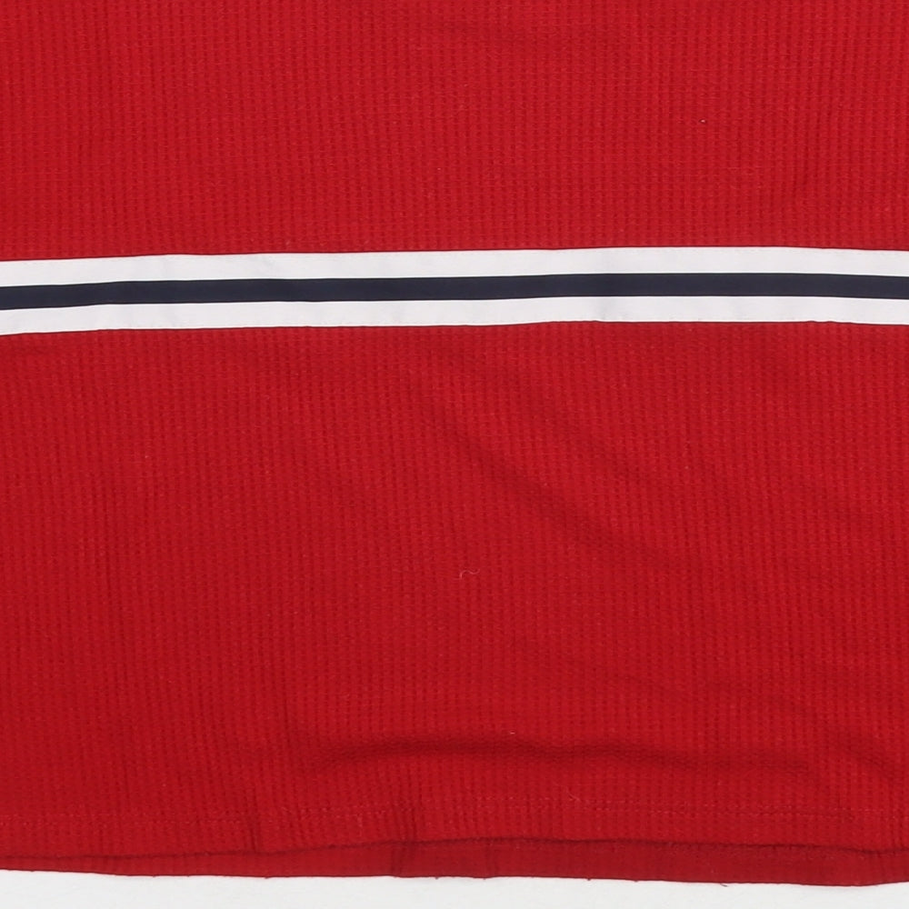 Hollister Womens Red Polyester Pullover Sweatshirt Size XS Pullover