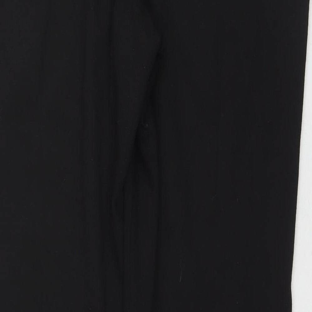 Womens UK Size 14 Marks and Spencer Regular Fit Black Trousers