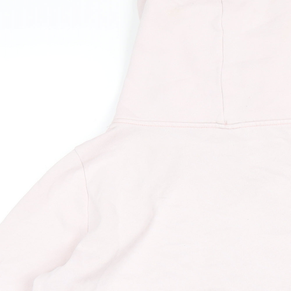 Hollister Womens Pink Cotton Pullover Hoodie Size M Pullover