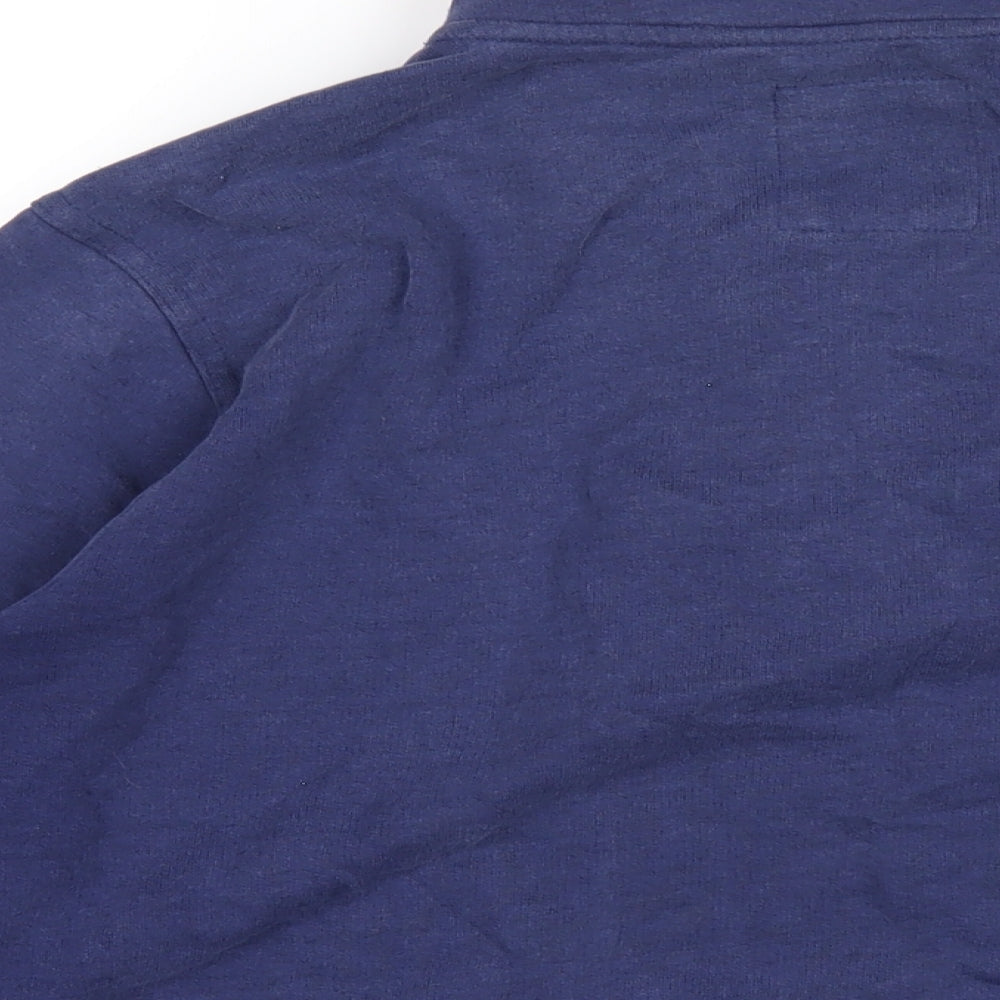 Mens UK Size M Crew Clothing Blue Pullover Sweatshirt