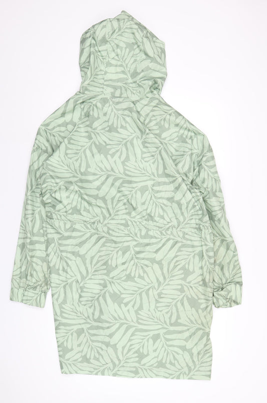 Womens UK Size XL Dunnes Stores Green Rain Coat