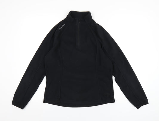 Womens UK Size M Quechua Black Pullover Sweatshirt
