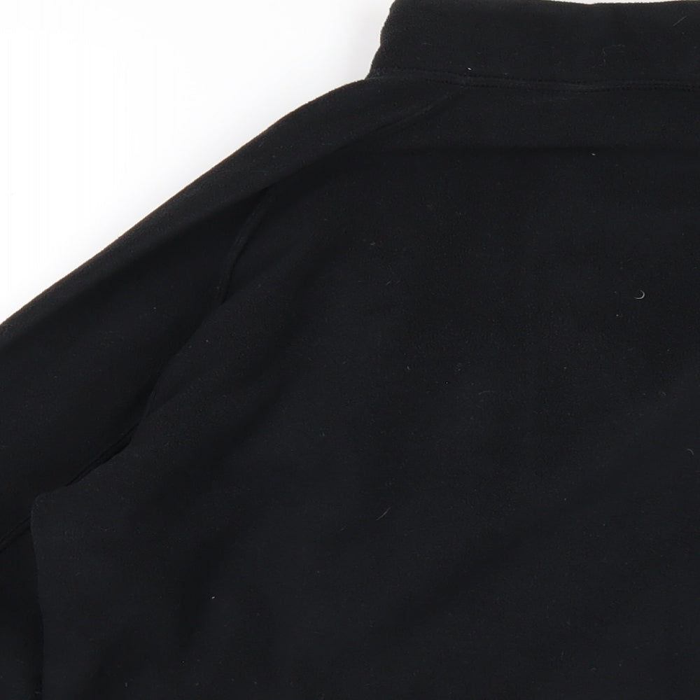 Quechua Womens Black Polyester Pullover Sweatshirt Size M Zip