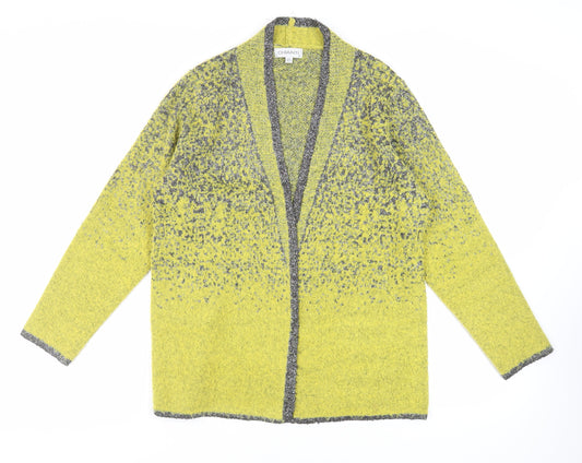 Womens UK Size M Chianti Green Cardigan Jumper