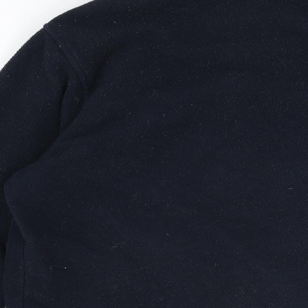 Womens UK Size M Quebramar Black Full Zip Sweatshirt