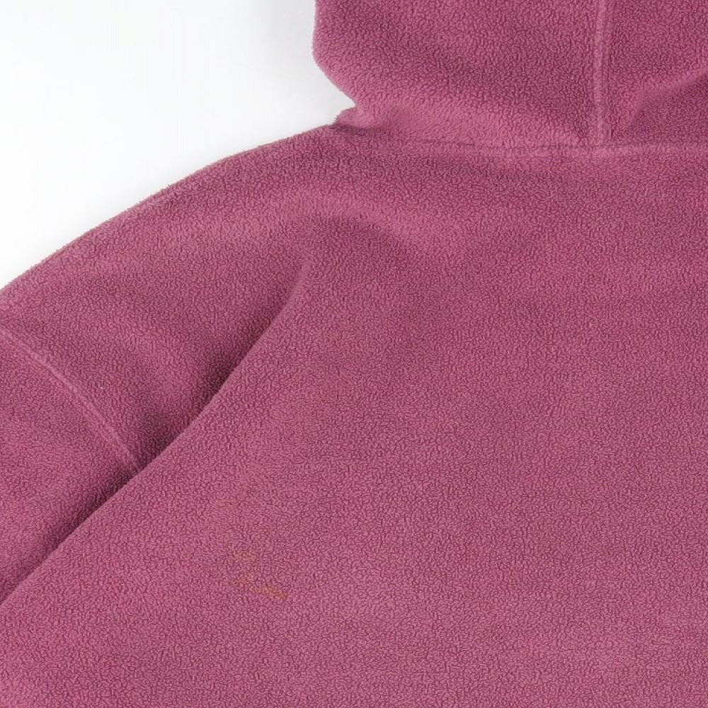 Cotton Traders Womens Pink Polyester Pullover Hoodie Size L Pullover