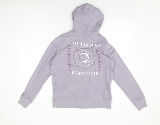 Hollister Womens Purple Cotton Pullover Hoodie Size S Pullover - Hollister California