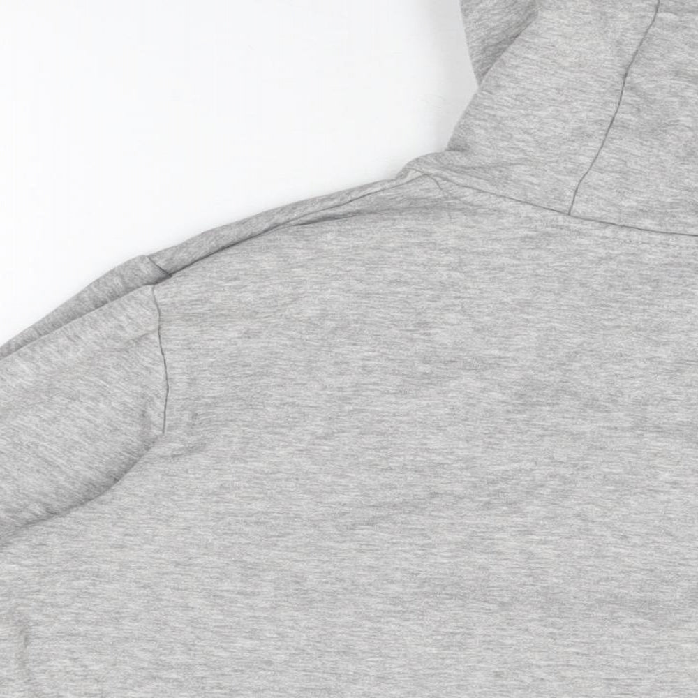 Mens UK Size M Brave Soul Grey Pullover Hoodie
