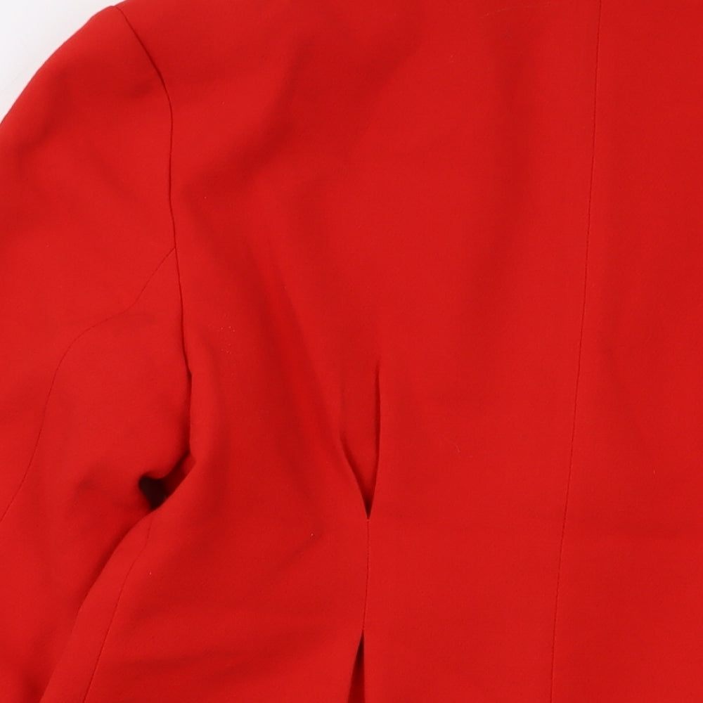 Sundar Bay Womens Red Jacket Size 10 Button