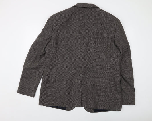 Mens UK Size 44 Marks and Spencer Regular Brown Suit Jacket