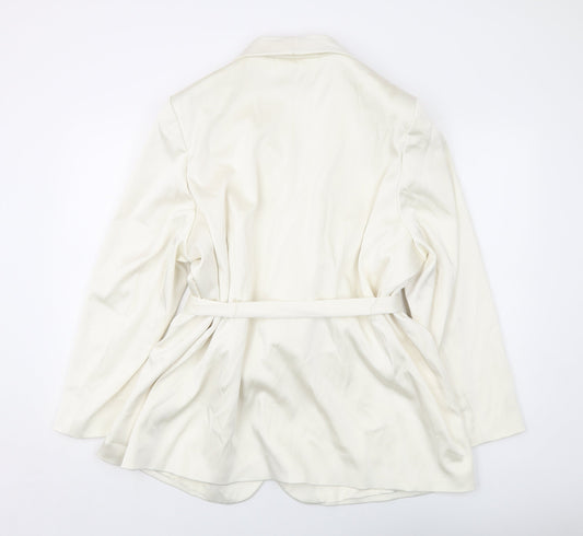 Womens UK Size 24 Marks and Spencer Ivory Jacket