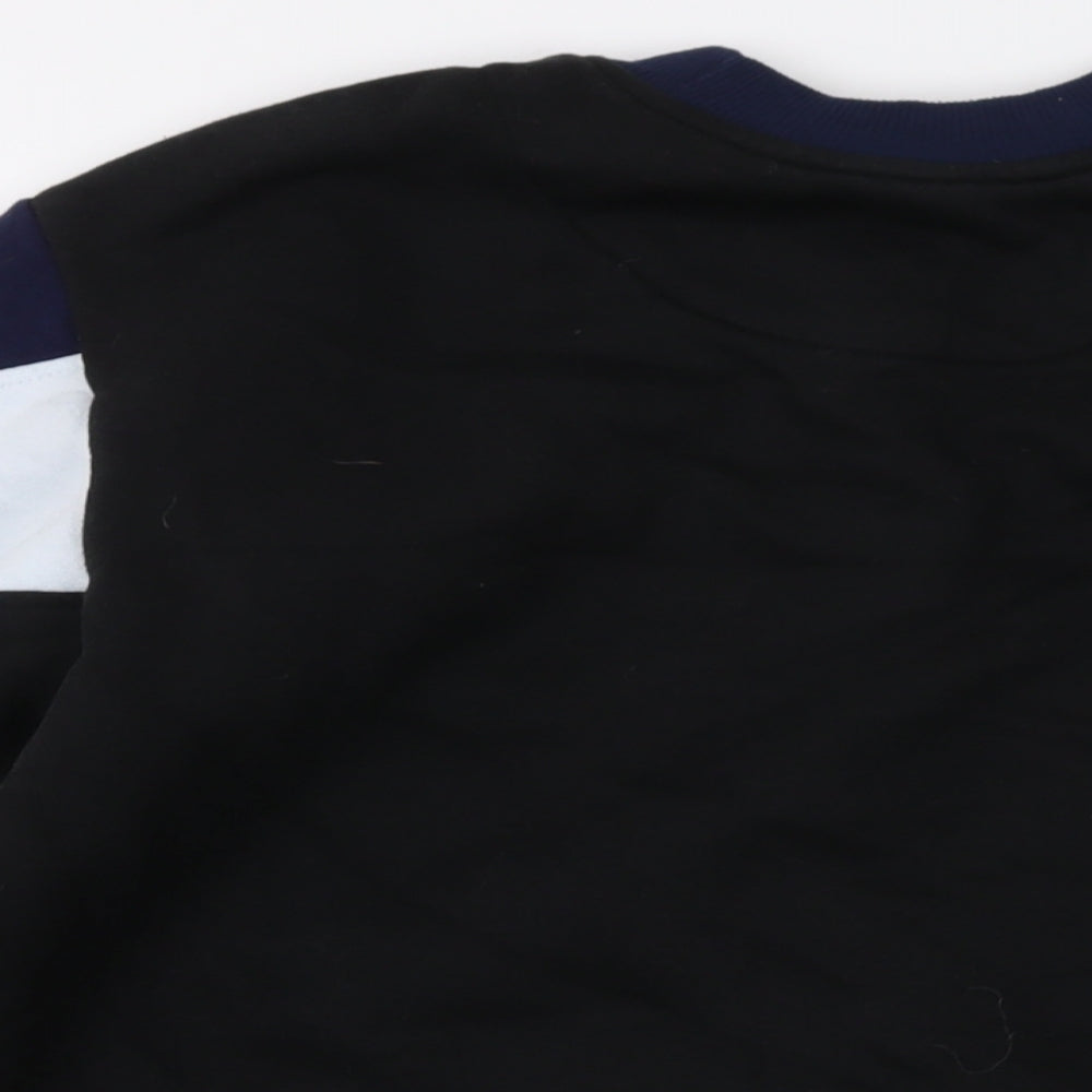 Mens UK Size XL Boohoo Black Pullover Sweatshirt