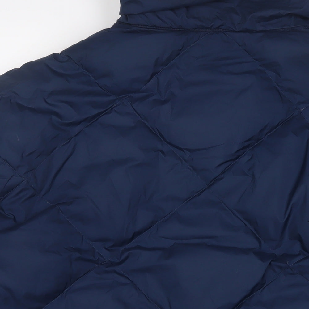 Womens UK Size 12 Marks and Spencer Blue Puffer Jacket