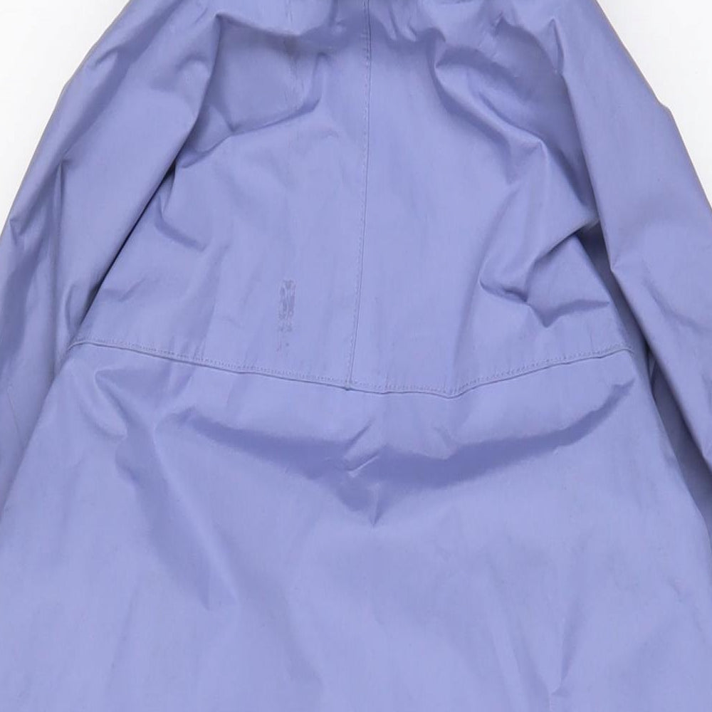 Womens UK Size 14 Outdoor Scene Purple Rain Coat