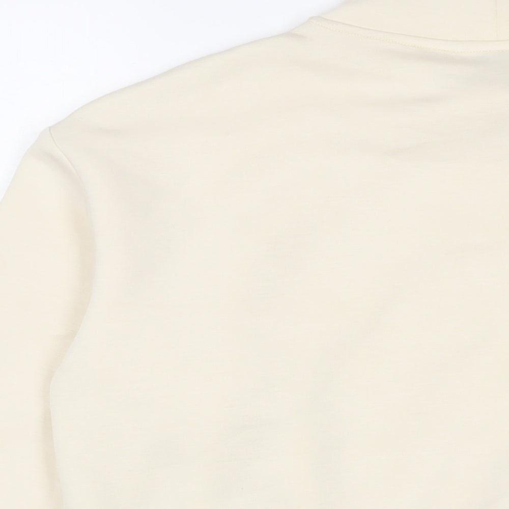 Womens UK Size S Marks and Spencer Beige Pullover Sweatshirt
