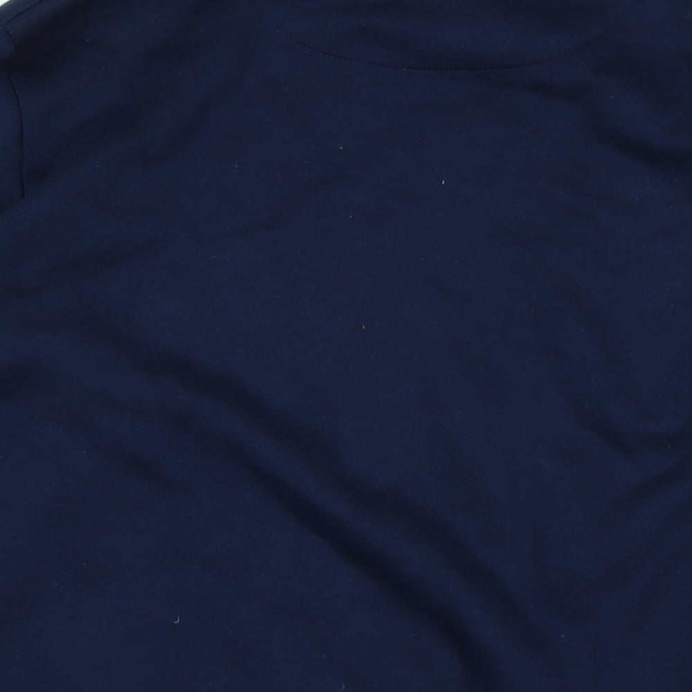 Mens UK Size M boohoo man Blue Pullover Sweatshirt