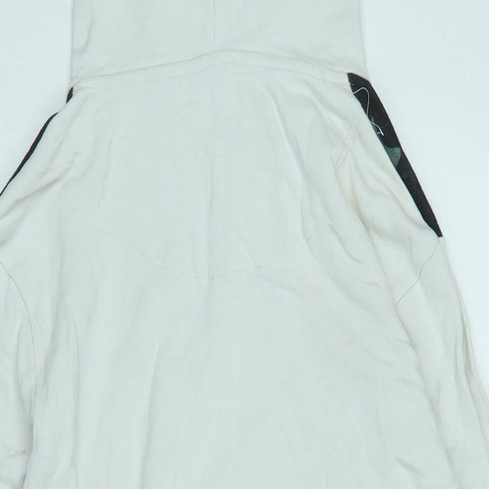 Twisted Soul Mens White Cotton Pullover Hoodie Size S