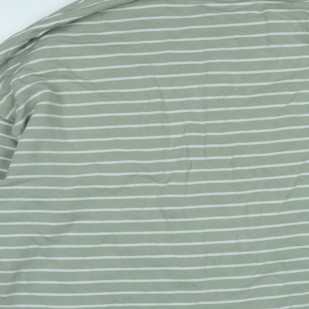Uniqlo Womens Green Cotton Pullover Sweatshirt Size L