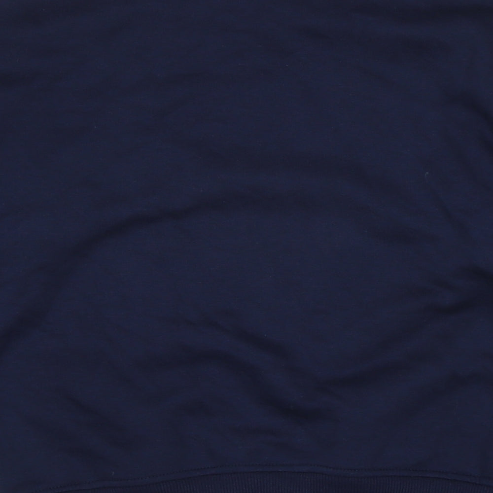 Divided Womens Blue Polyester Pullover Sweatshirt Size XS