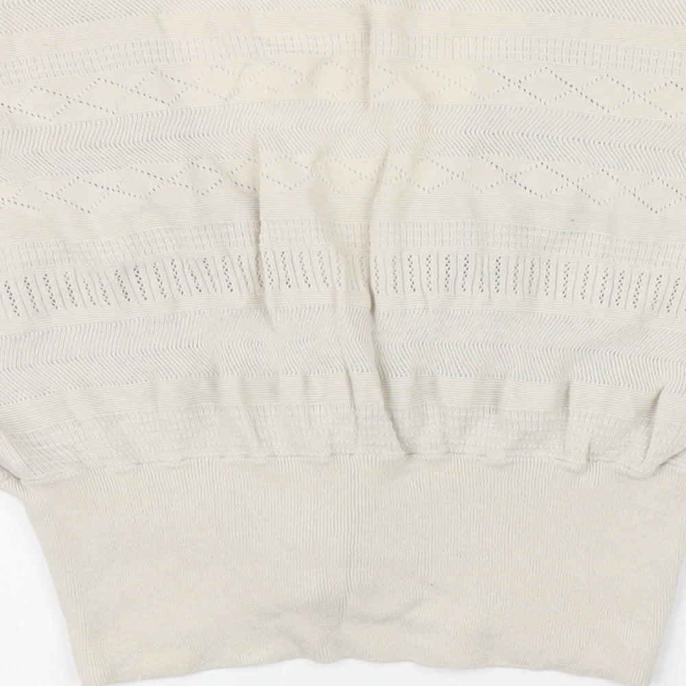 Womens UK Size 16 Fatface Beige Cardigan Jumper