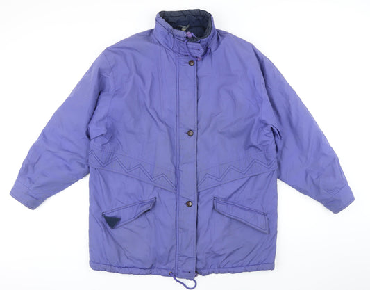 Womens UK Size 14 TELEMAC Purple Jacket