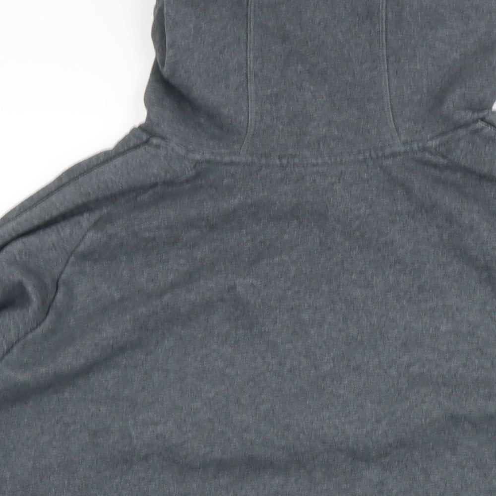 Addidas Mens Grey Cotton Pullover Hoodie Size XL