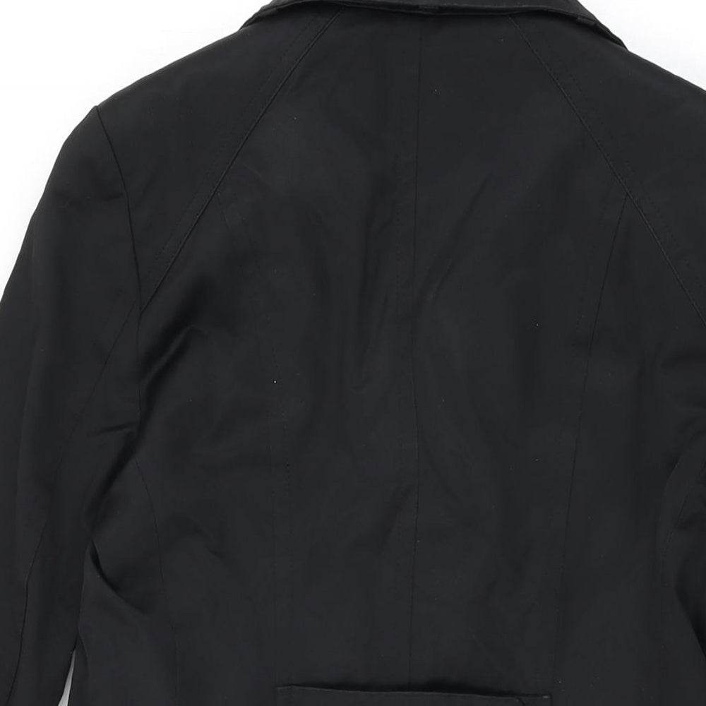 Womens UK Size XS Marc New York Black Overcoat