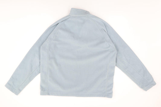 DECATHLON Womens Blue Polyester Pullover Sweatshirt Size XL Zip