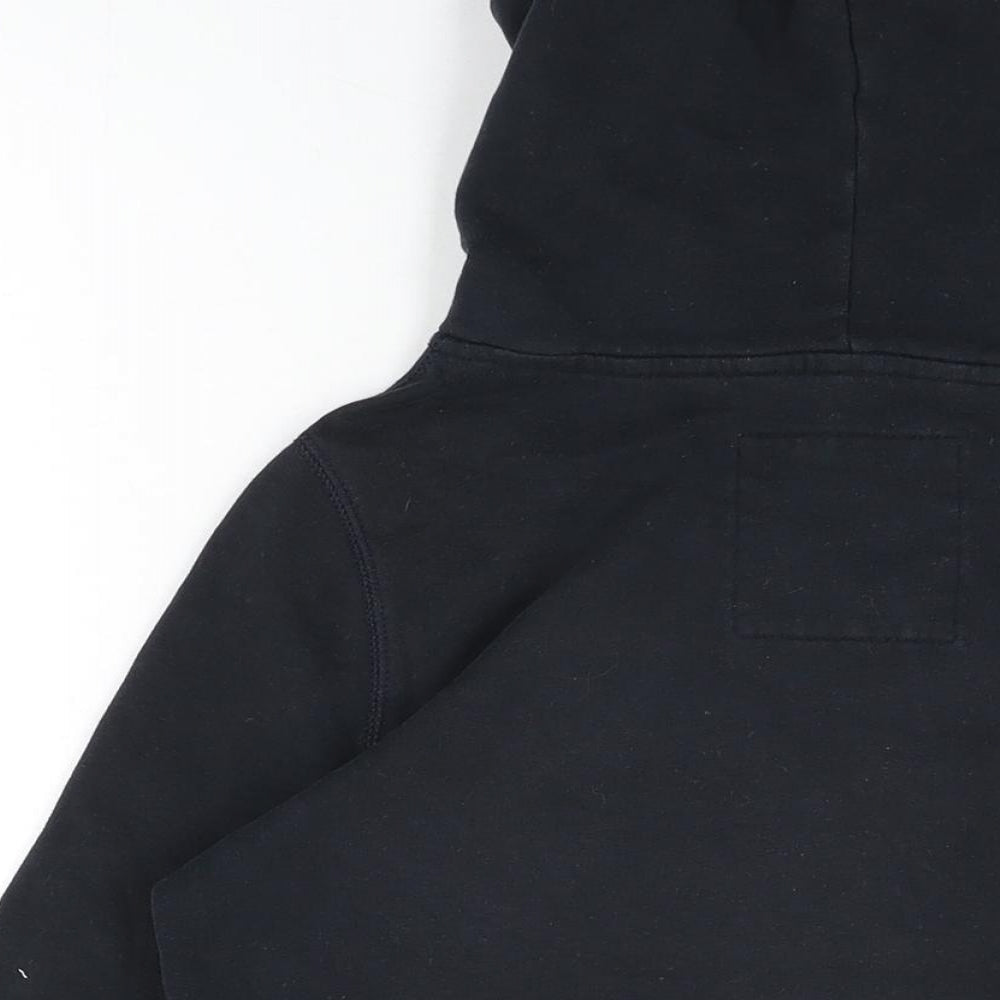 Hollister Womens Black Cotton Pullover Hoodie Size M Pullover - Hollister Logo