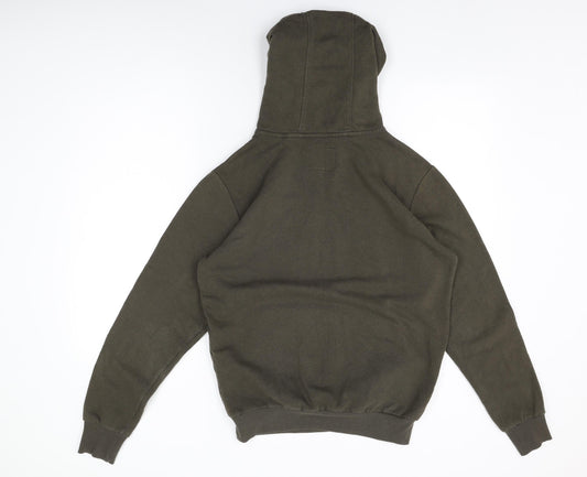 Mens UK Size S Dissident Green Pullover Hoodie