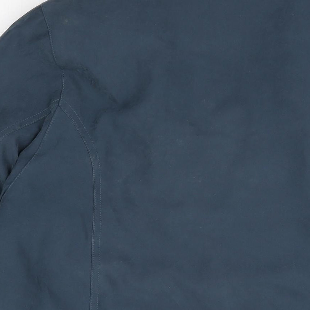 Womens UK Size 16 EWM Blue Overcoat