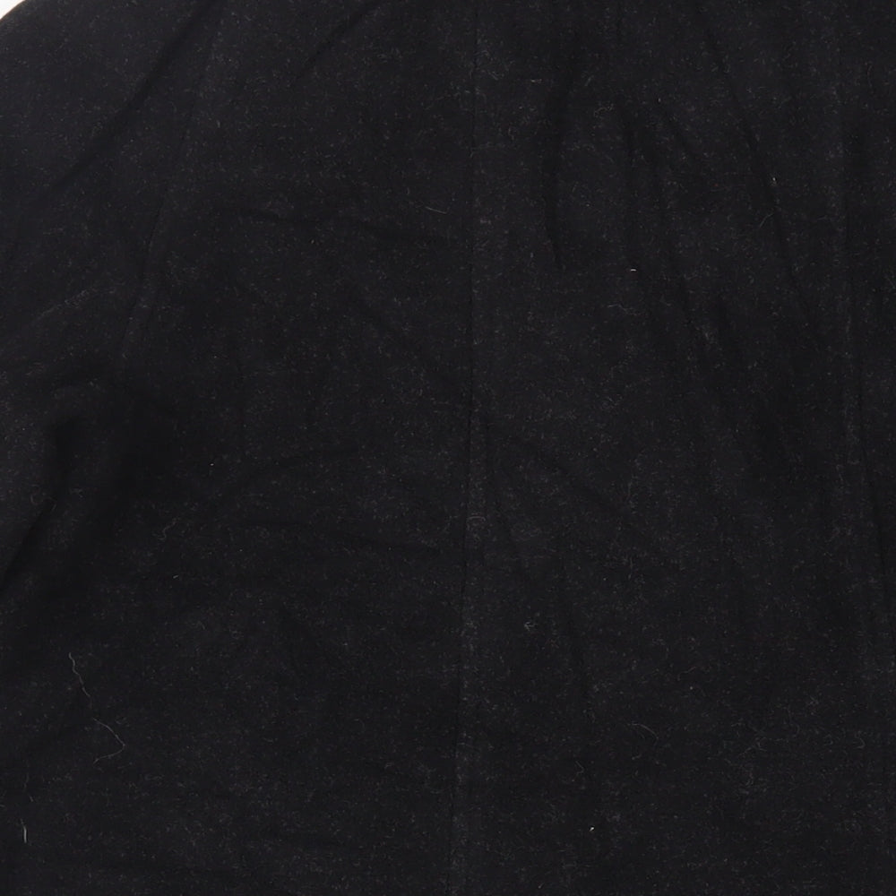 Womens UK Size 12 St Bernard Black Overcoat