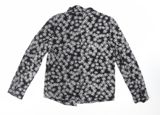 Womens UK Size 10 VILA Black Kimono Blouse