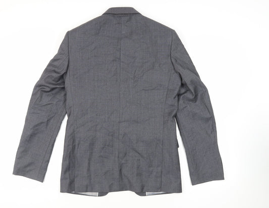 Mens UK Size 38 Marks and Spencer Regular Grey Suit Jacket