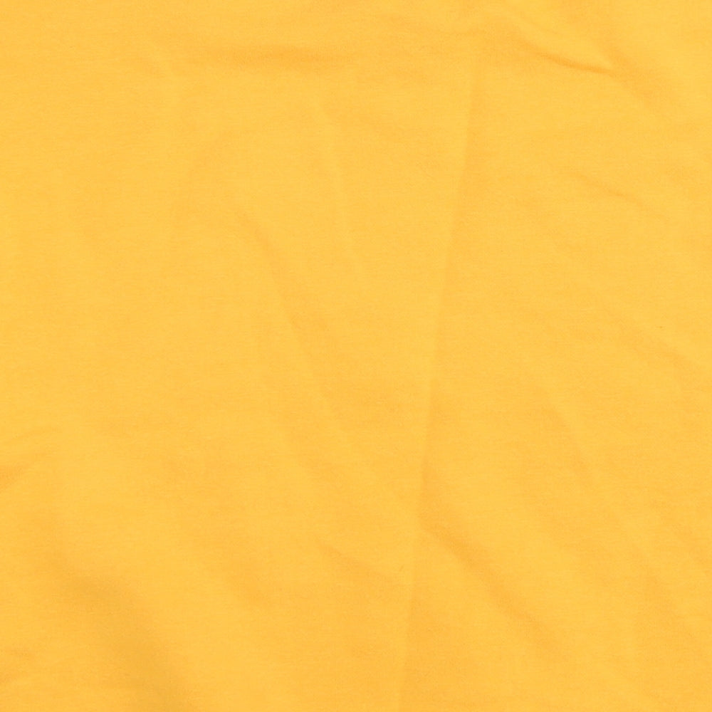 H&M Womens Yellow Cotton Pullover Sweatshirt Size M Pullover - The energy you want to attract