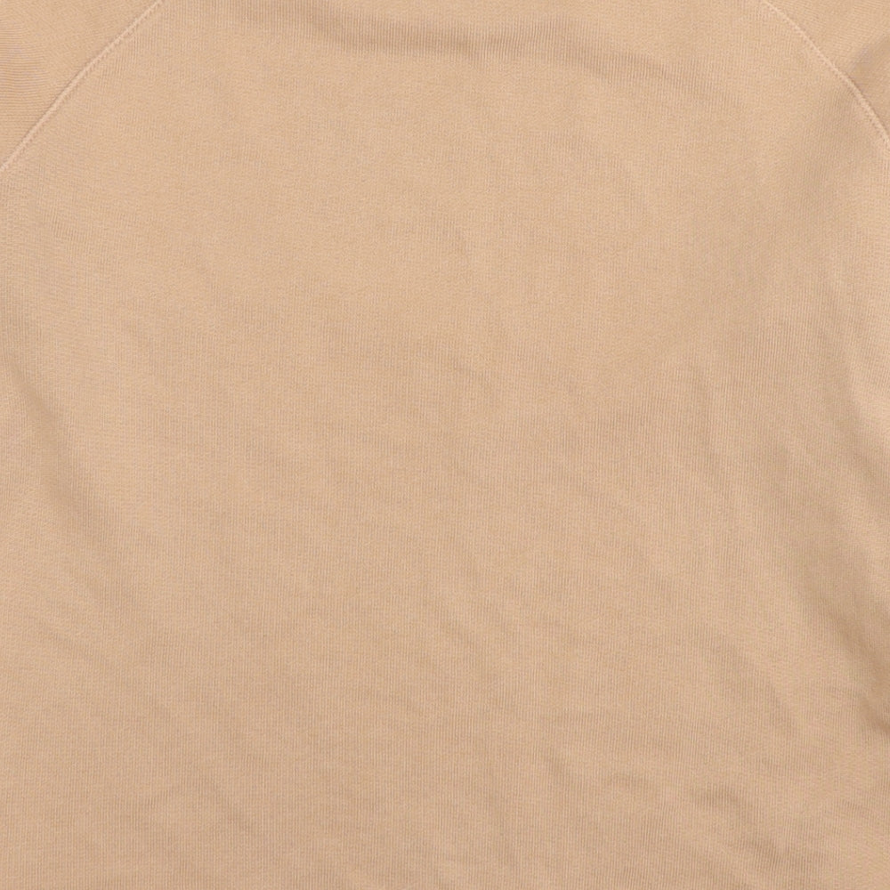 Next Womens Beige Cotton Pullover Sweatshirt Size M Pullover - New York