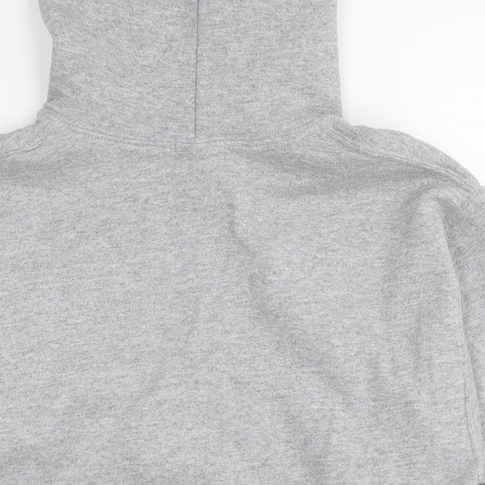 Mens UK Size S Boohoo Grey Pullover Hoodie