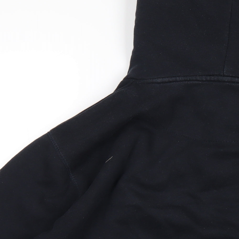 Mens UK Size L French Connection Black Pullover Hoodie