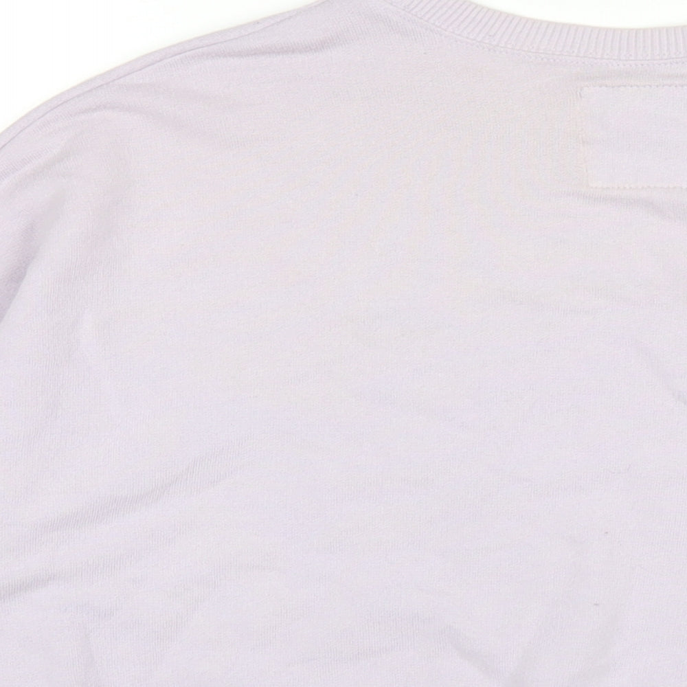 Hollister Womens Purple Cotton Pullover Sweatshirt Size S Pullover