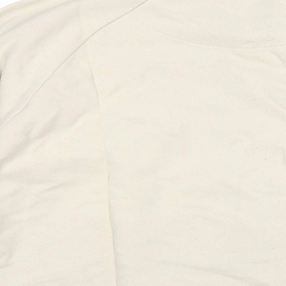 Topman Mens Beige Cotton Pullover Sweatshirt Size M