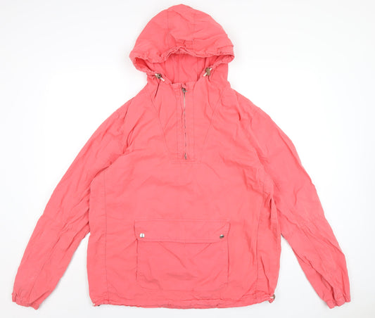 Womens UK Size L River Island Pink Rain Coat