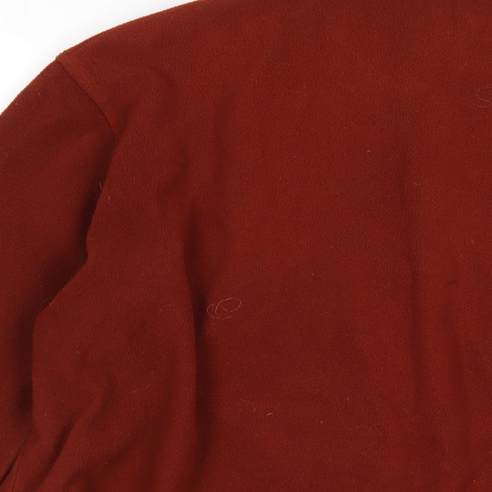 Womens UK Size 18 Marks and Spencer Brown Basic Button-Up