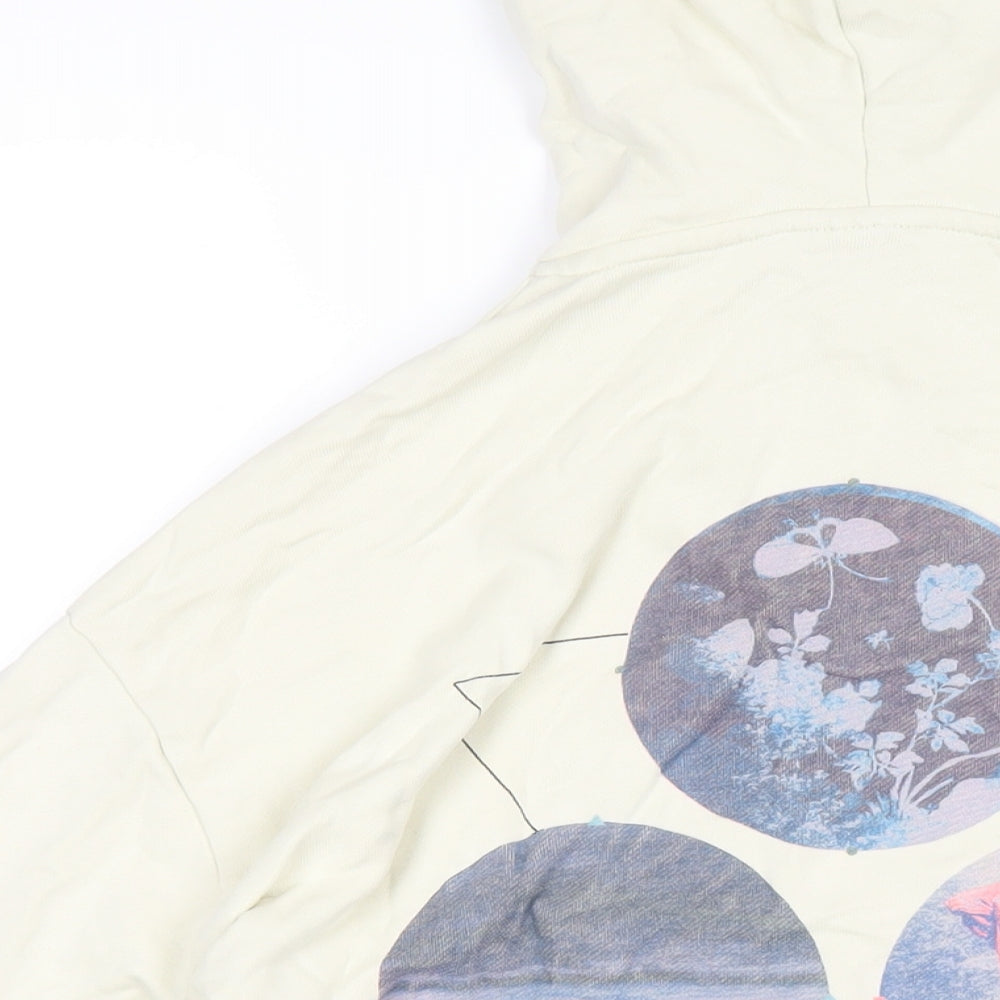 Womens UK Size M ASOS Ivory Pullover Hoodie