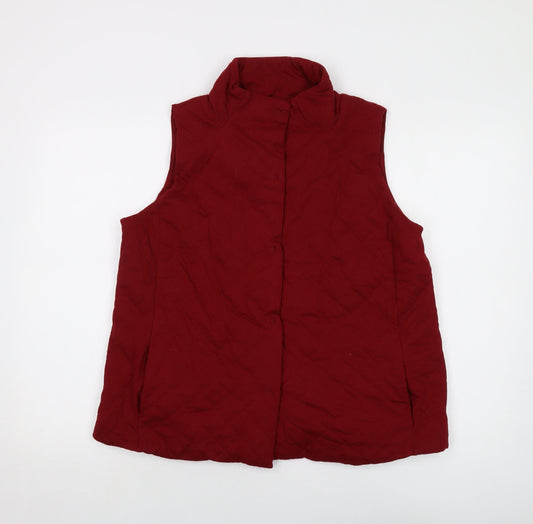 Womens UK Size 10 Lands' End Red Jacket
