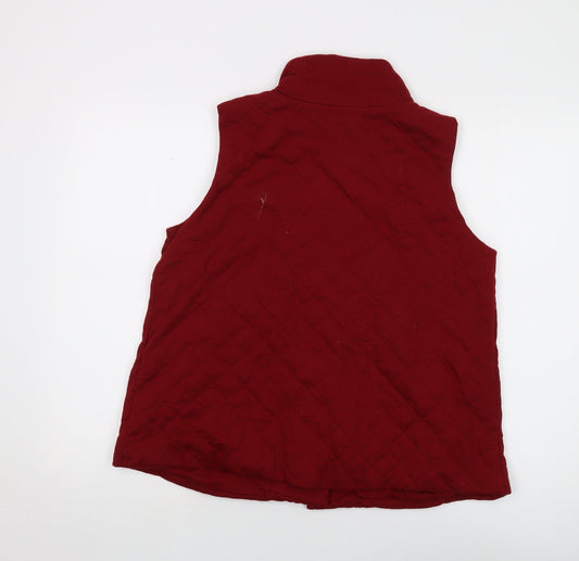 Womens UK Size 10 Lands' End Red Jacket