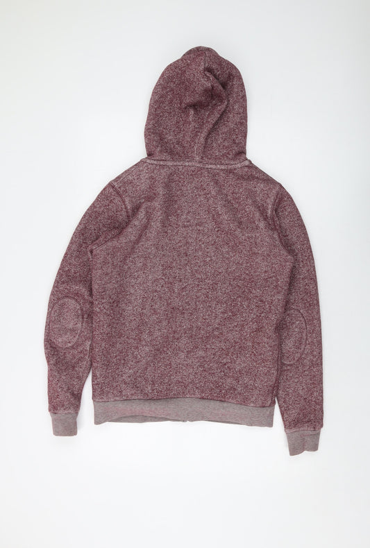 Womens UK Size 10 Jack Wills Red Full Zip Hoodie